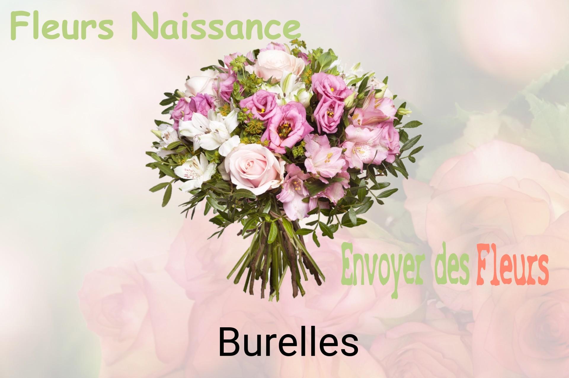 Bouquet de fleurs de naissance livré à Burelles